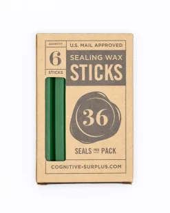 Cognitive Surplus Pine Forest Green Sealing Wax Sticks* Wax Sticks