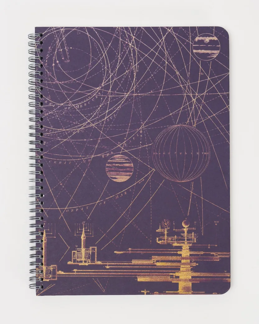 Cognitive Surplus Planetary Motion Spiral Notebook | * The Helix | Astronomy