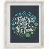 Cognitive Surplus Plankton Go With the Flow Museum Print* Wall Art | Marine Biology