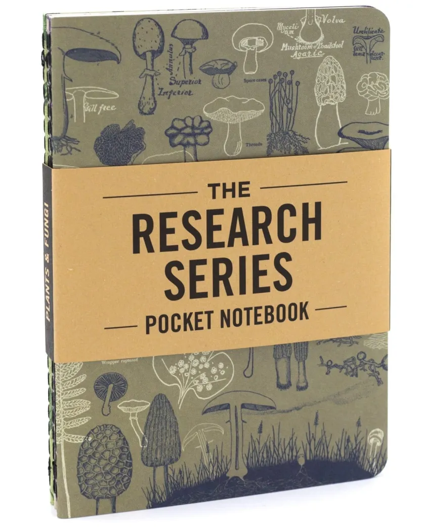 Cognitive Surplus Plants + Fungi Pocket Notebooks Set of 4* The Research | Kitchen Science