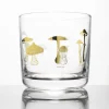 Cognitive Surplus Poisonous Mushrooms Whiskey Glass - Scotch Glass | * Rocks Glasses | Botany