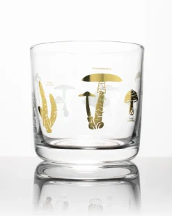 Cognitive Surplus Poisonous Mushrooms Whiskey Glass - Scotch Glass | * Rocks Glasses | Botany