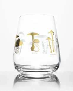 Cognitive Surplus Poisonous Mushrooms Wine Glass | * Wine Glasses | Botany
