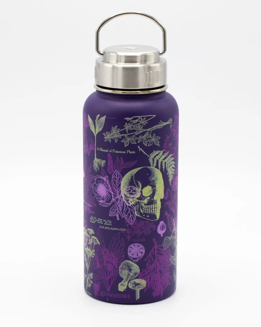 Cognitive Surplus Poisonous Plants 32 oz Stainless Steel Bottle by* Travel Mugs | Water Bottles