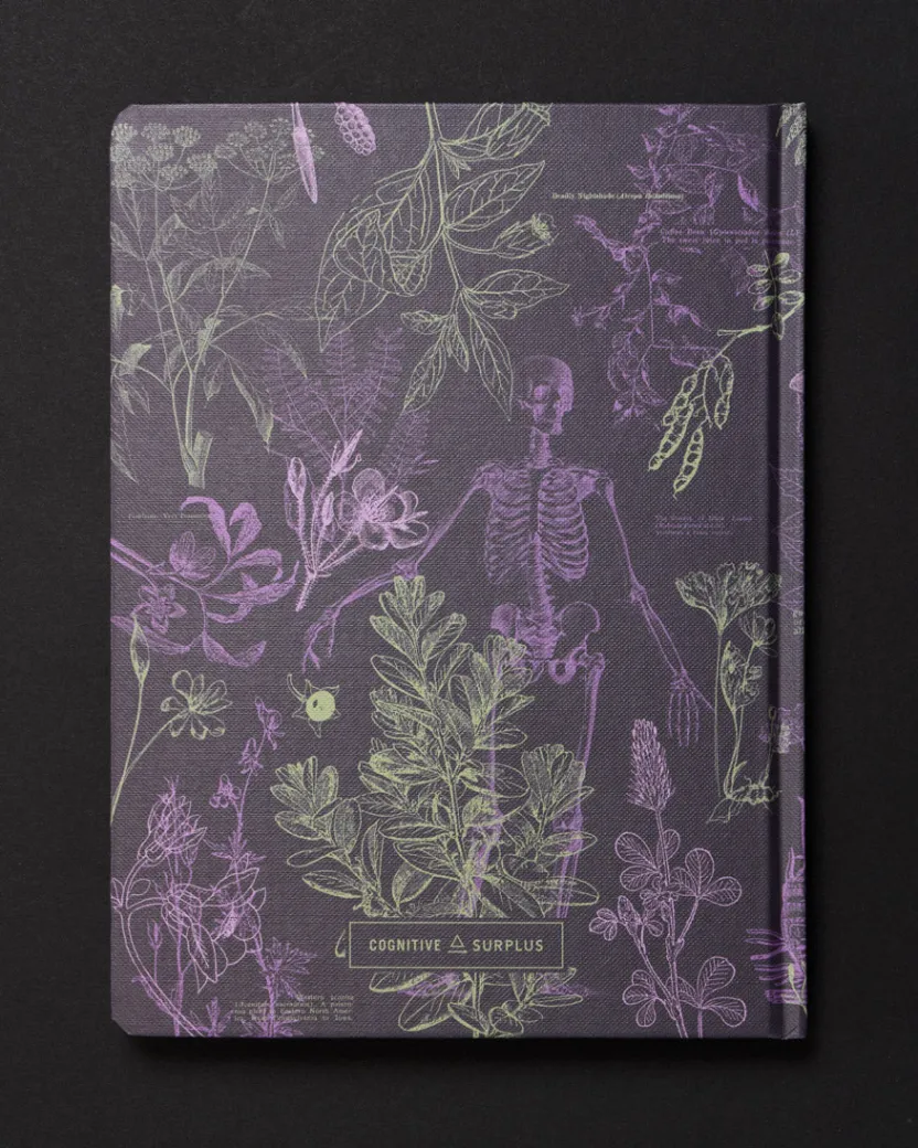 Cognitive Surplus Poisonous Plants Dark Matter Notebook* Black Paper Notebooks | The Dark Matter