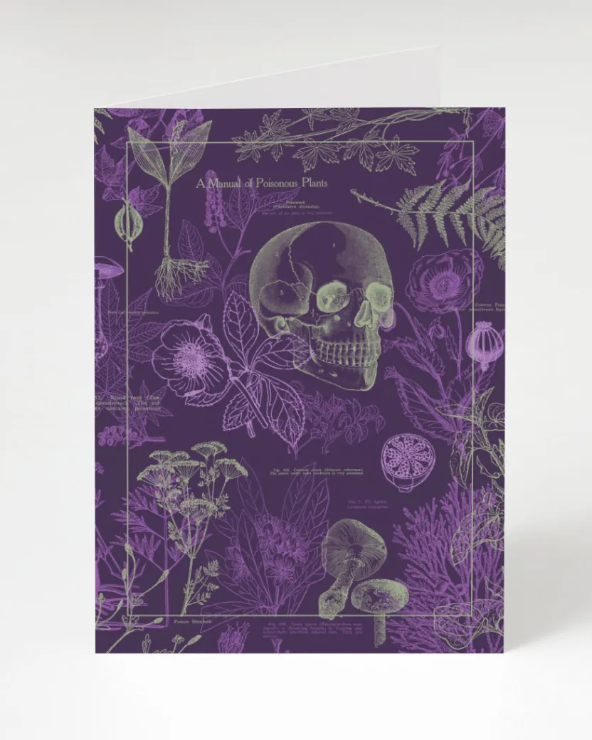 Cognitive Surplus Poisonous Plants Mushroom Card | * Greeting Cards | Botany