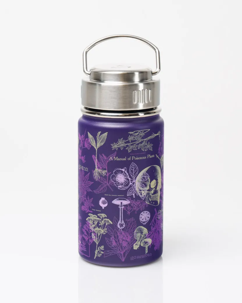 Cognitive Surplus Poisonous Plants Stainless Steel Vacuum Flask / Insulated Travel Mug* Travel Mugs | Water Bottles