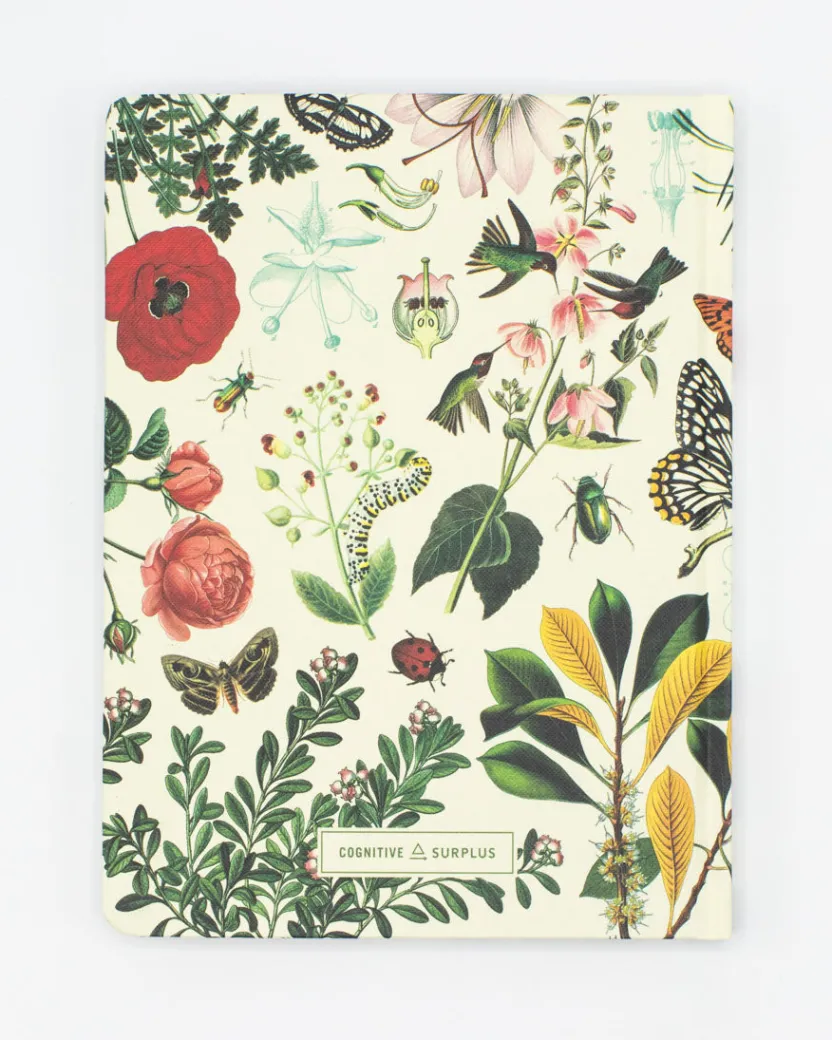 Cognitive Surplus Pollinators Hardcover Notebook - Insect Print | * The Hypothesis | Entomology