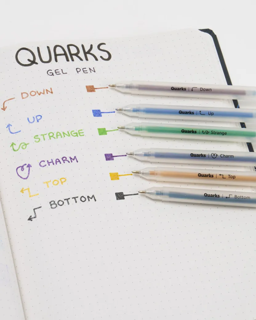 Cognitive Surplus Quarks Glitter Gel Pens (Pack of 6)* Pens | Physics
