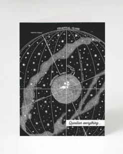 Cognitive Surplus Question Everything Card - Astronomy Stationery | * Greeting Cards | Astronomy