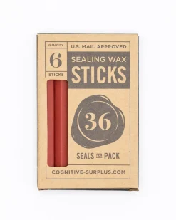 Cognitive Surplus Red Currant Sealing Wax Sticks* Wax Sticks