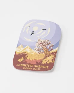 Cognitive Surplus Redmond Oregon Sticker* Stickers | Geology + Earth Science
