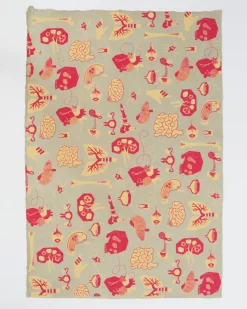 Cognitive Surplus Retro Anatomy Wrapping Paper* Wrapping Paper | Medicine