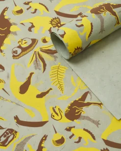 Cognitive Surplus Retro Dinosaurs Wrapping Paper* Wrapping Paper | Paleontology