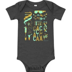 Cognitive Surplus Retro DNA Baby Bodysuit* Baby Bodysuits | Microbiology