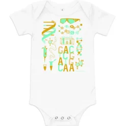 Cognitive Surplus Retro DNA Baby Bodysuit* Baby Bodysuits | Microbiology