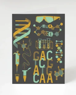 Cognitive Surplus Retro DNA Greeting Card - Graduation Card | * Greeting Cards | Genetics