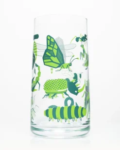 Cognitive Surplus Retro Insects Drinking Glass - Entomology Tumbler | * Drinking Glasses | Entomology