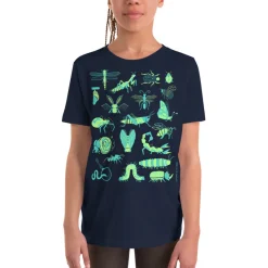 Cognitive Surplus Retro Insects Youth Graphic Tee* Youth Graphic Tees | Entomology