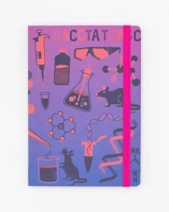 Cognitive Surplus Retro Lab A5 Softcover Notebook - Dotted Lines | * The Analysis | Pharmacy
