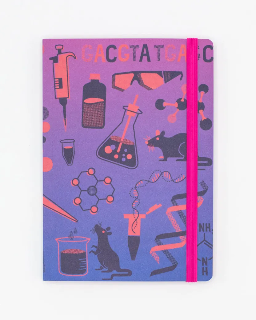 Cognitive Surplus Retro Lab A5 Softcover Notebook - Dotted Lines | * The Analysis | Pharmacy