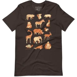 Cognitive Surplus Retro Mammals Graphic Tee* Unisex Graphic Tees | Biology