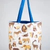 Cognitive Surplus Retro Mammals Tote Bag | Reversible Tote by* Tote Bags | Veterinary Science