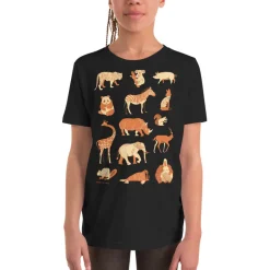 Cognitive Surplus Retro Mammals Youth Graphic Tee* Youth Graphic Tees | Biology