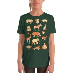 Cognitive Surplus Retro Mammals Youth Graphic Tee* Youth Graphic Tees | Biology