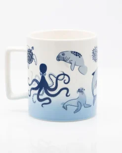 Cognitive Surplus Retro Marine Animals Mug - Marine Biology Mug | * Mugs | Marine Biology