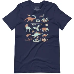 Cognitive Surplus Retro Paleontology Graphic Tee* Unisex Graphic Tees | Paleontology