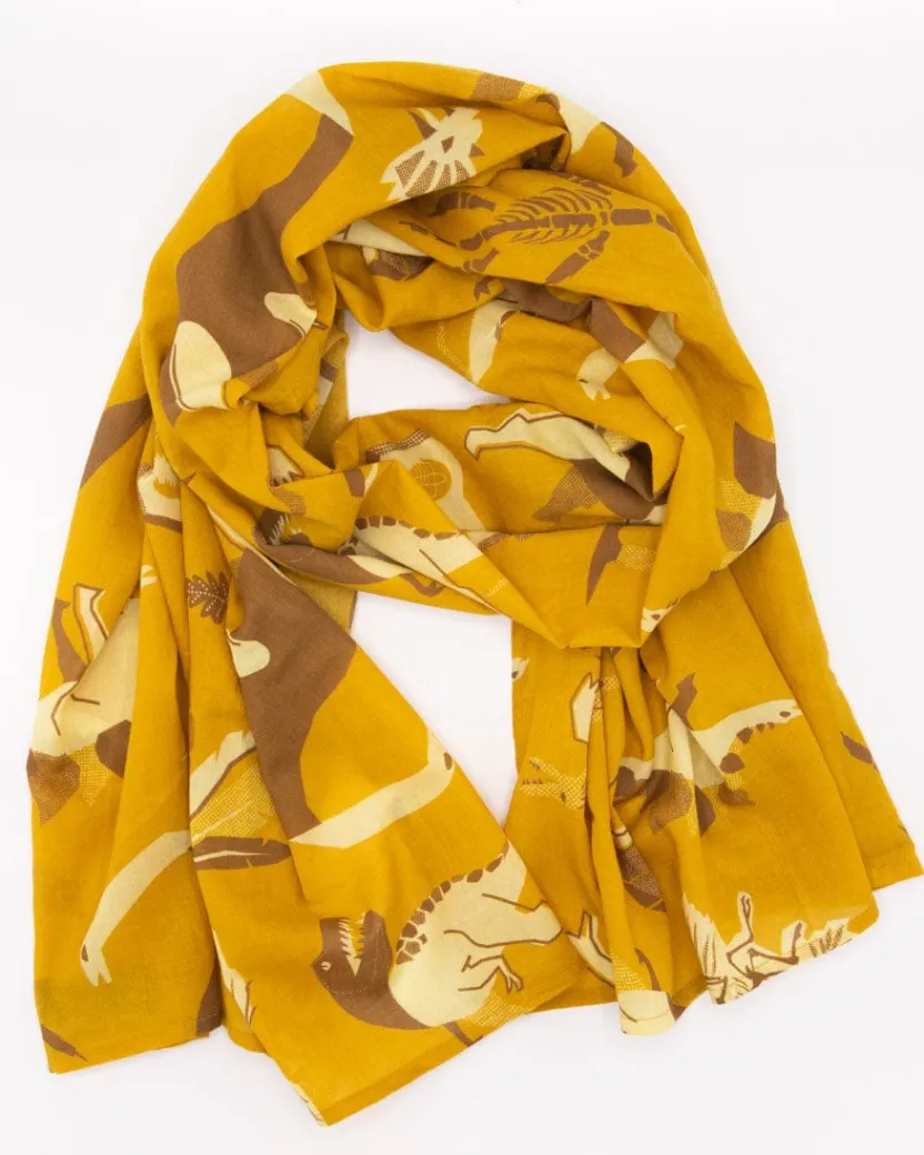 Cognitive Surplus Retro Paleontology Scarf* Scarves | Paleontology