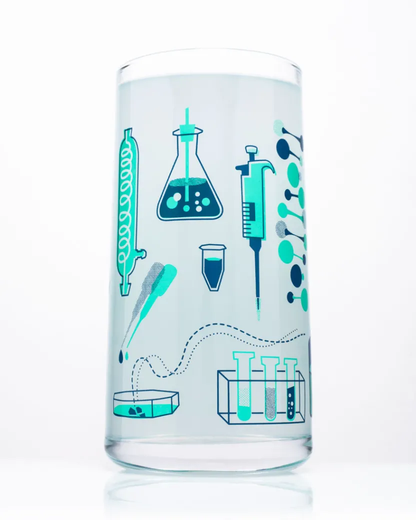 Cognitive Surplus Retro Science Lab Drinking Glass – Tumbler Glass | * Drinking Glasses | Microbiology