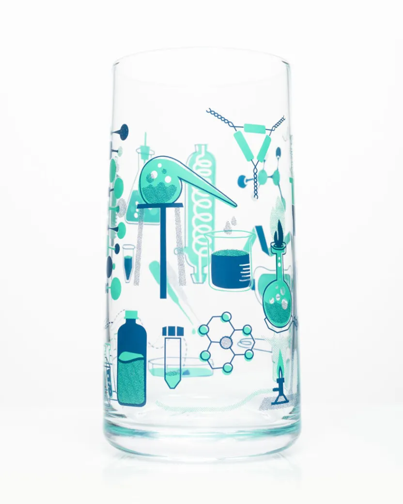 Cognitive Surplus Retro Science Lab Drinking Glass – Tumbler Glass | * Drinking Glasses | Microbiology