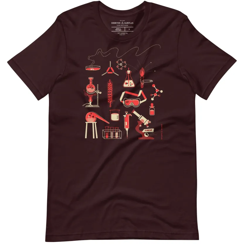 Cognitive Surplus Retro Science Lab Graphic Tee* Unisex Graphic Tees | Microbiology