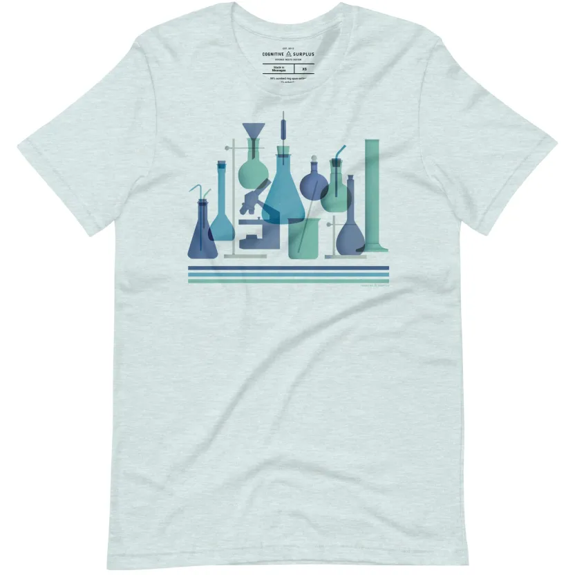 Cognitive Surplus Retro Science Lab Graphic Tee* Unisex Graphic Tees | Chemistry