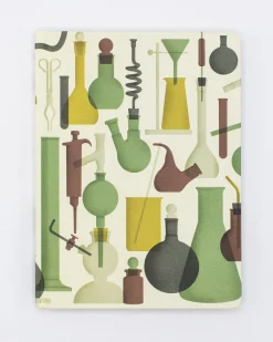 Cognitive Surplus Retro Science Lab Notebook - Hardcover | Lined/Grid Journal* The Hypothesis | Pharmacy