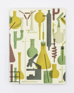 Cognitive Surplus Retro Science Lab Notebook - Hardcover | Lined/Grid Journal* The Hypothesis | Pharmacy