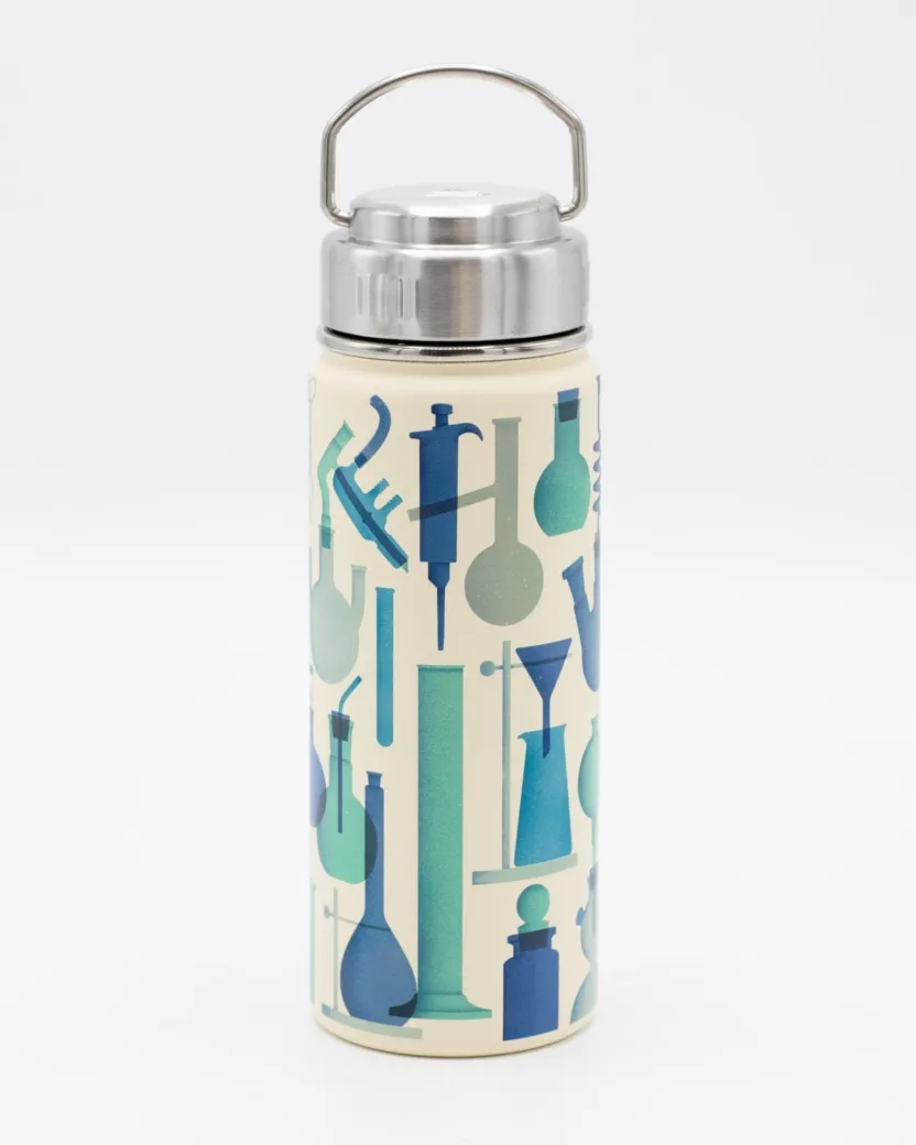 Cognitive Surplus Retro Science Lab Stainless Steel Travel Mug | * Travel Mugs | Water Bottles