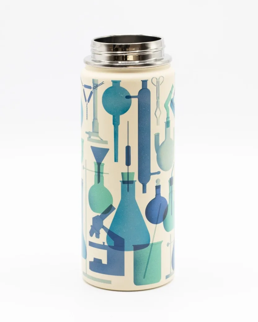 Cognitive Surplus Retro Science Lab Stainless Steel Travel Mug | * Travel Mugs | Water Bottles