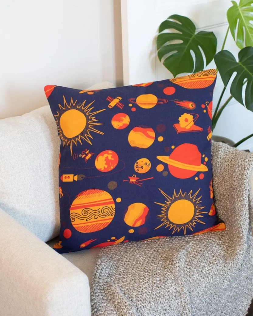 Cognitive Surplus Retro Space Pillow Cover* Pillow Covers | Physics