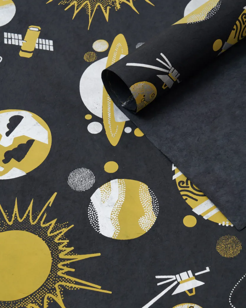 Cognitive Surplus Retro Space Wrapping Paper* Wrapping Paper | Astronomy