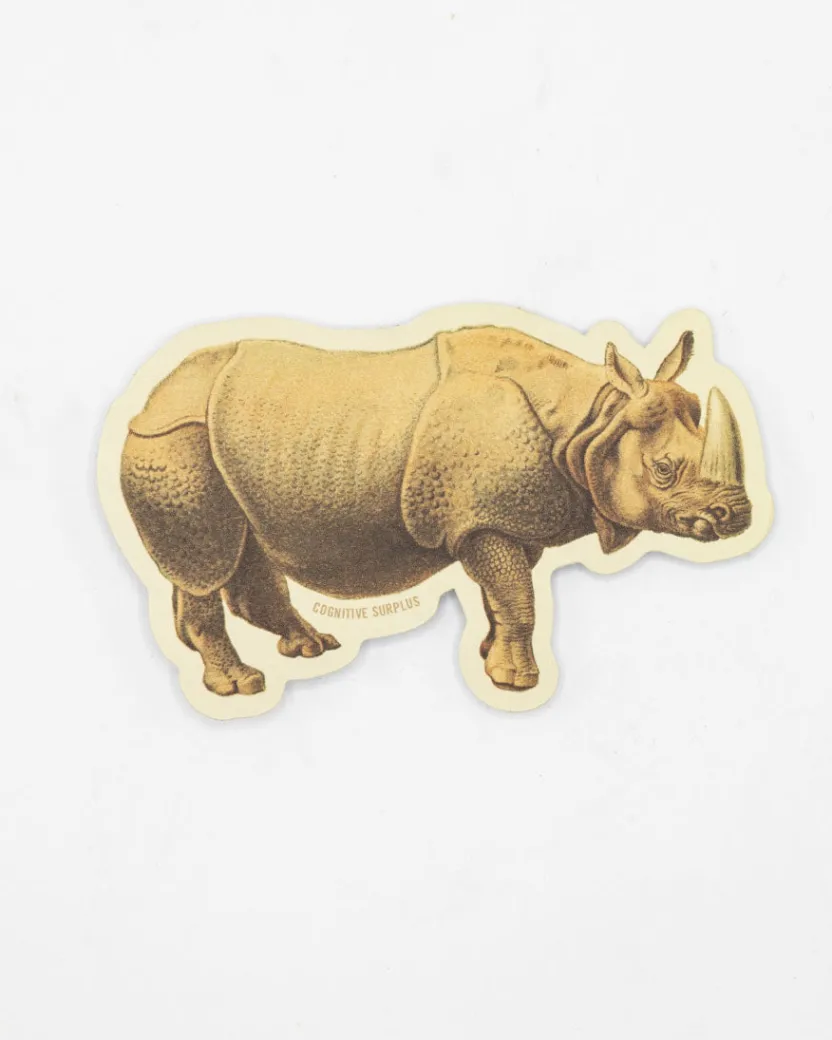 Cognitive Surplus Rhinoceros Sticker* Stickers | Biology