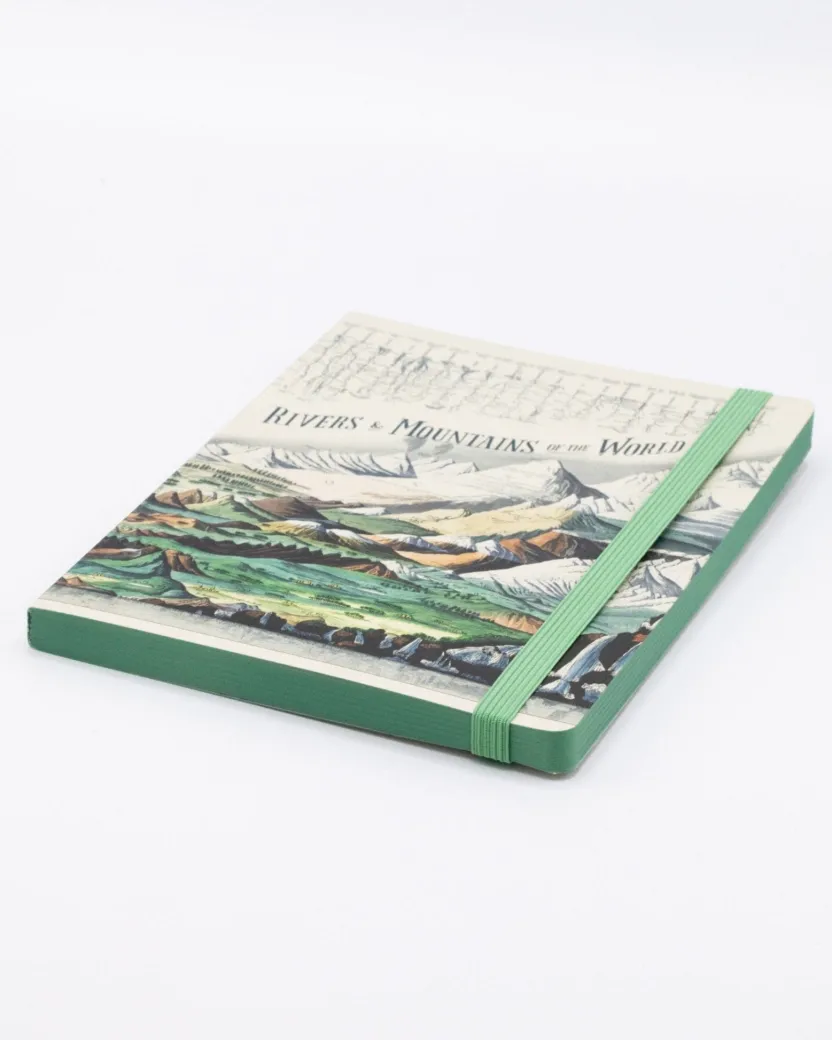Cognitive Surplus Rivers & Mountains A5 Notebook - Hiking Journal* The Analysis | Geology + Earth Science