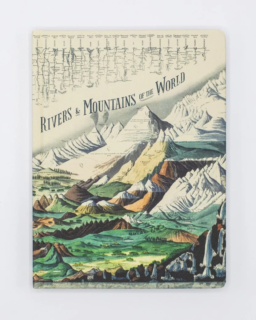 Cognitive Surplus Rivers & Mountains Hardcover - Blank* The Theory | Geology + Earth Science
