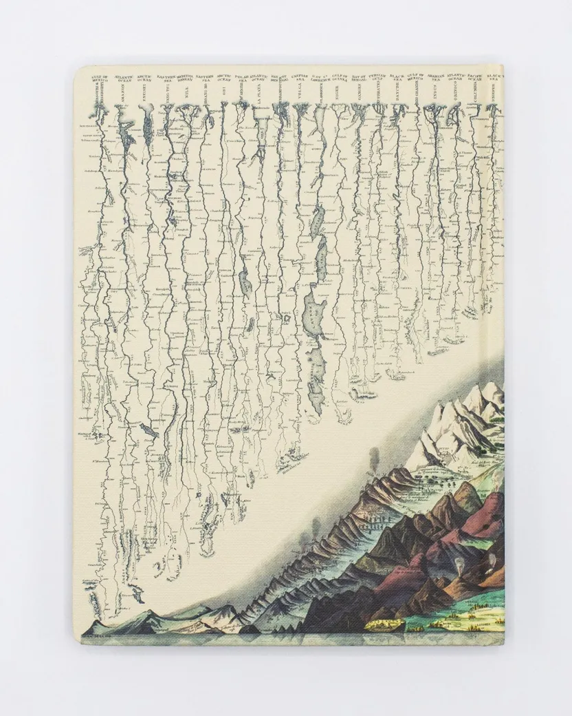 Cognitive Surplus Rivers & Mountains Hardcover - Blank* The Theory | Geology + Earth Science