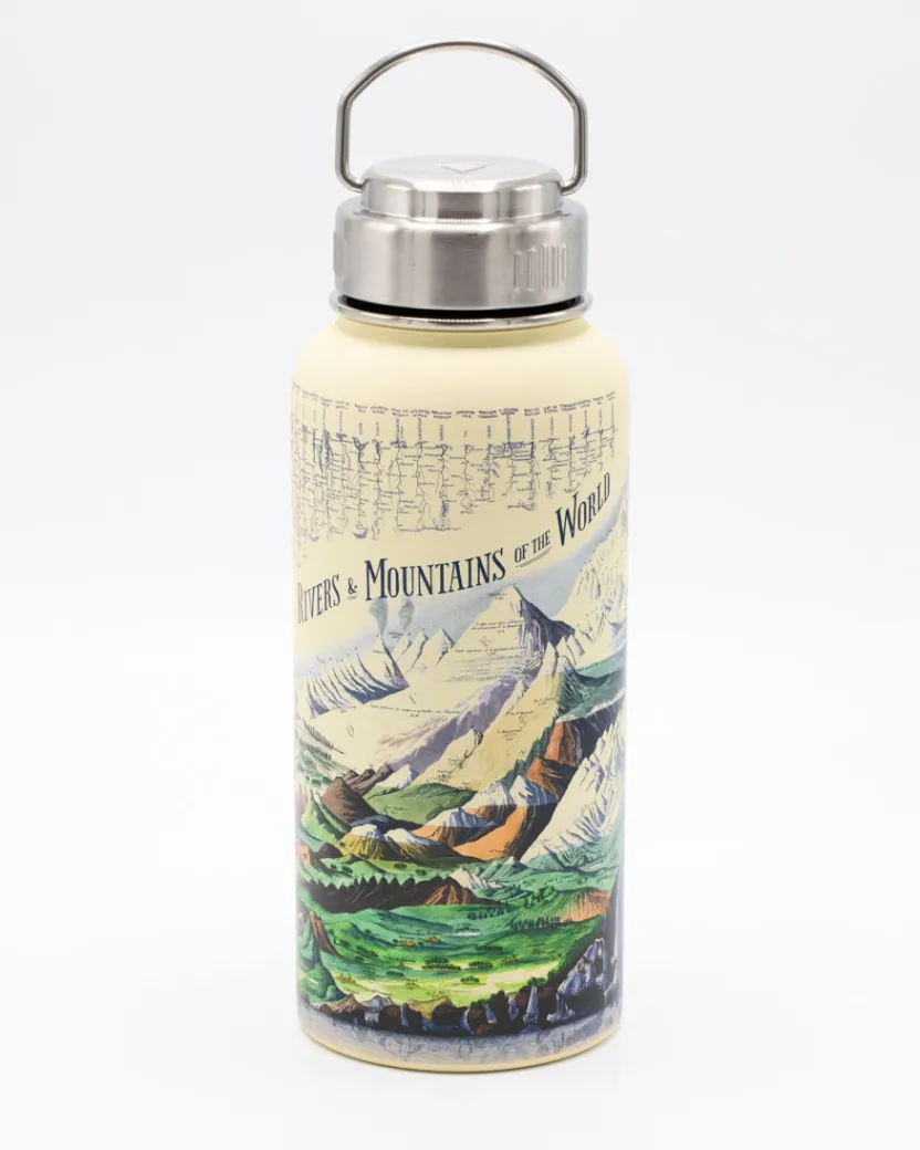 Cognitive Surplus Rivers & Mountains Stainless Steel Travel Mug | * Travel Mugs | Water Bottles