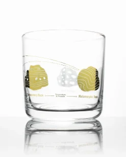 Cognitive Surplus Rock Cycle Whiskey Glass - Scotch Glass | * Rocks Glasses | Geology + Earth Science