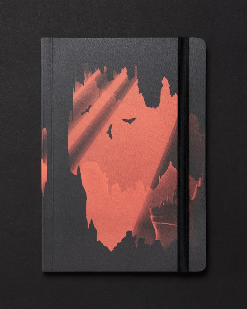 Cognitive Surplus Rocket Science A5 Notebook - Rocketry Notebook | * Black Paper Notebooks | The Dark Analysis