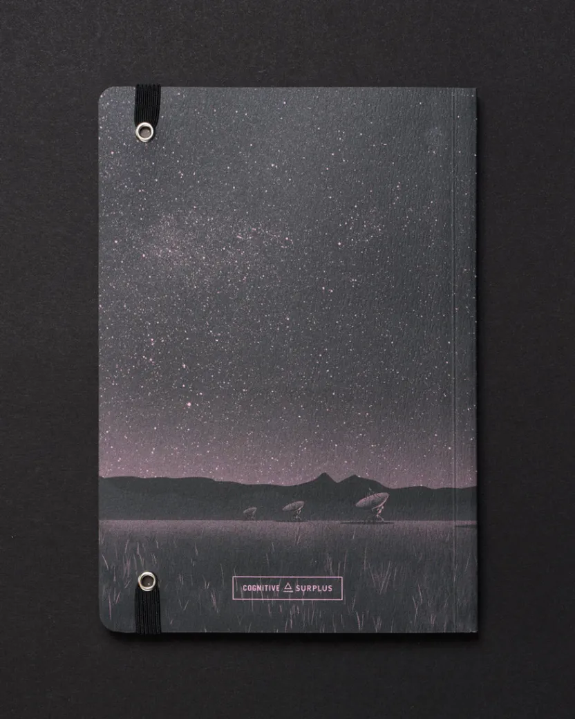 Cognitive Surplus Rocket Science A5 Notebook - Rocketry Notebook | * Black Paper Notebooks | The Dark Analysis